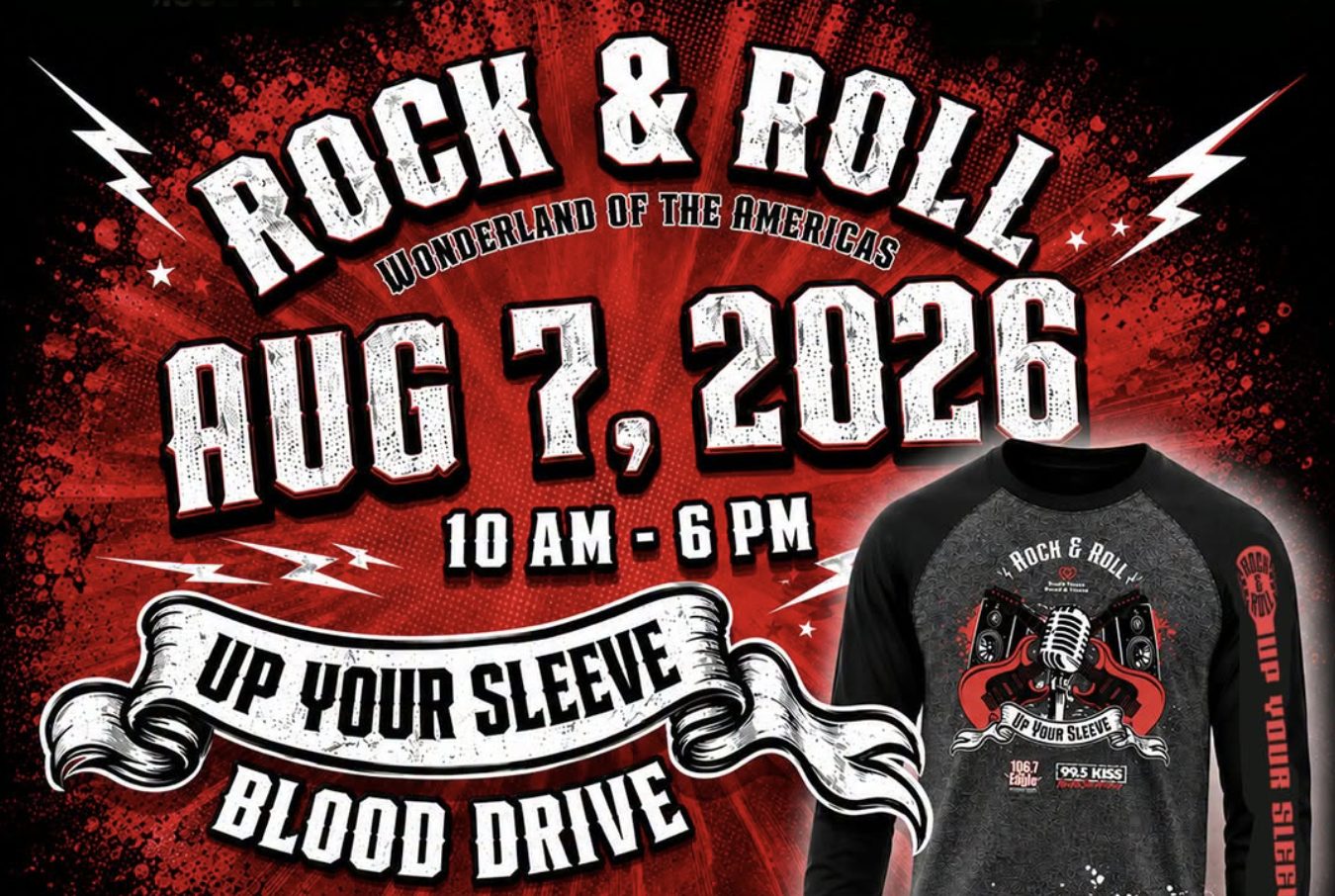 San Antonio Rock & Roll Blood Drive Calls on Music Fans to Help Rebuild Critical Blood Supply