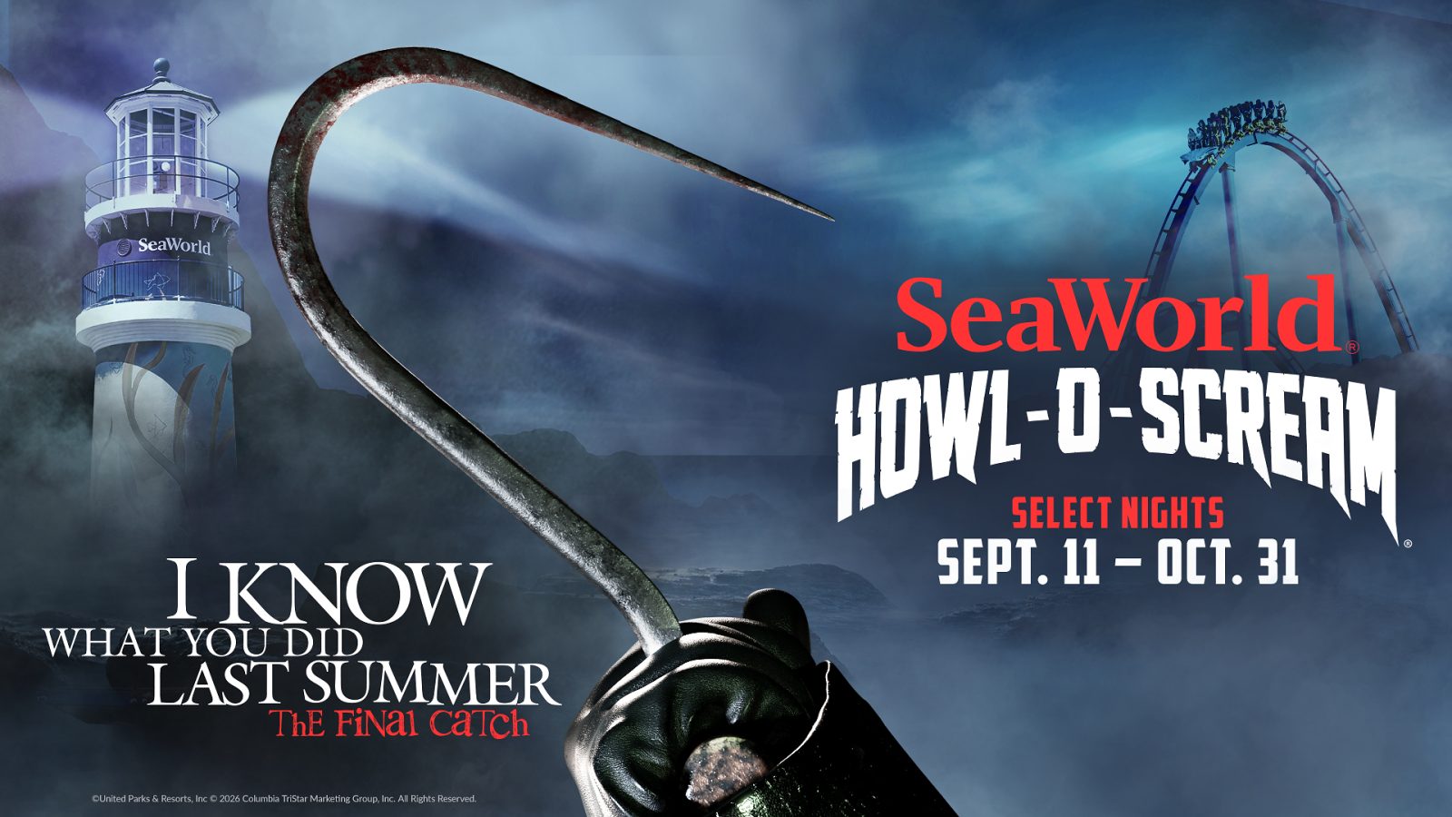 SeaWorld San Antonio Brings ‘I Know What You Did Last Summer’ Haunted House to Howl-O-Scream 2026