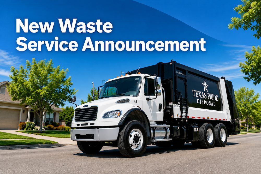 REMINDER: Oak Park Trails Trash Service Change: Texas Pride Disposal to Replace GFL Beginning August 4