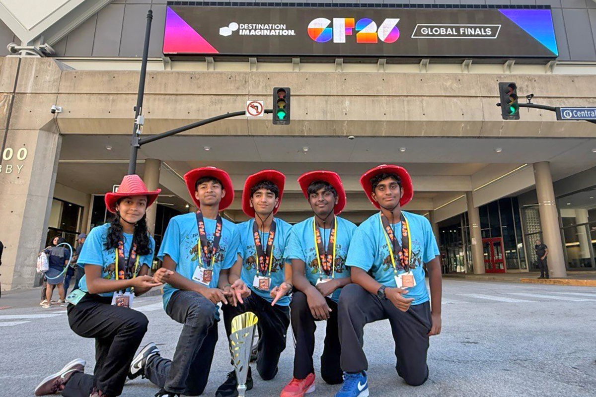 Smith Middle School Team Wins World Championship at Destination Imagination Global Finals, Bringing First-Place Honors Back to CFISD