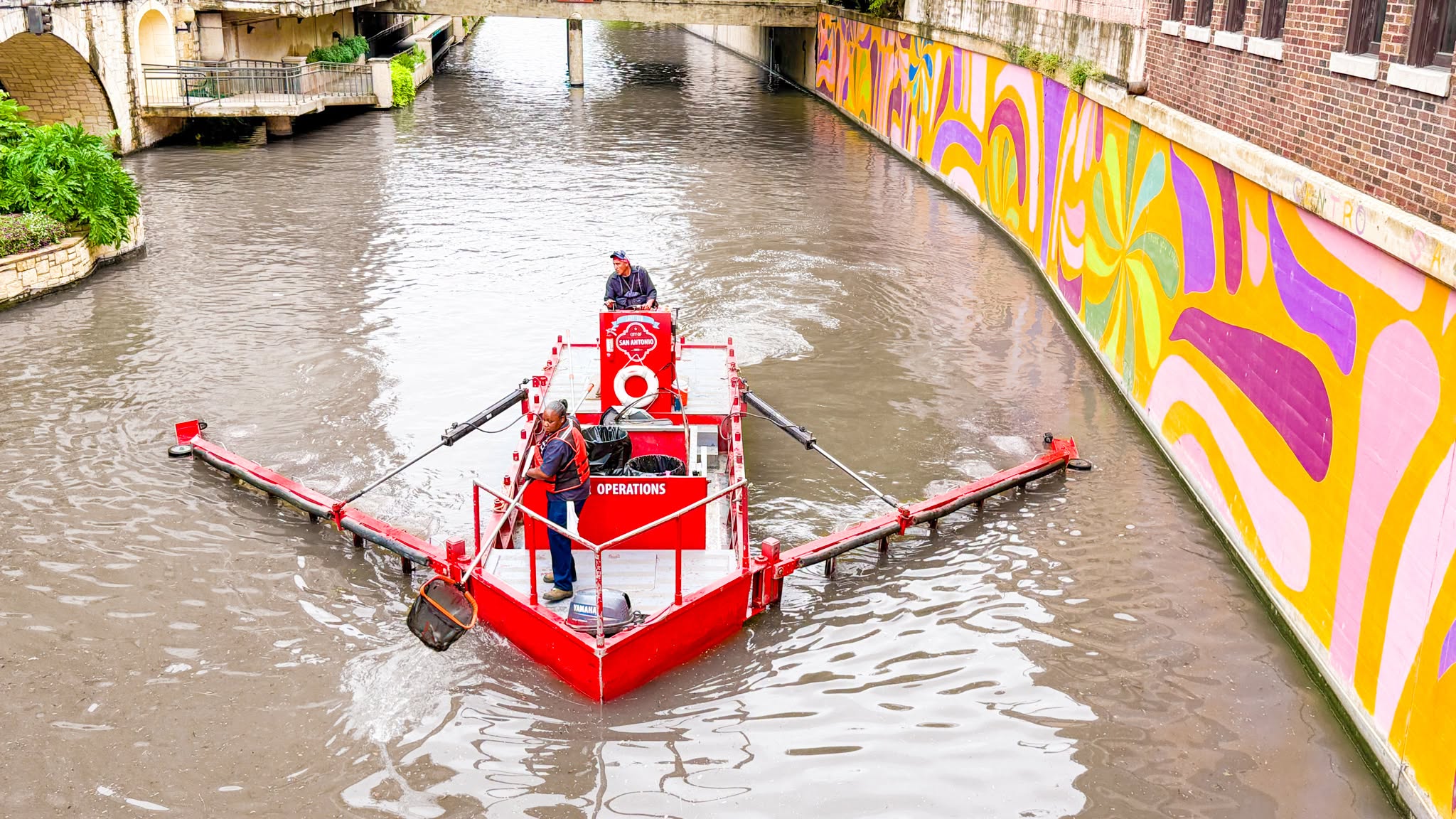 San Antonio's 'Lady Eco' Marks 20 Years of Keeping the River Walk Clean, Removing More Than 4.3 Million Pounds of Debris