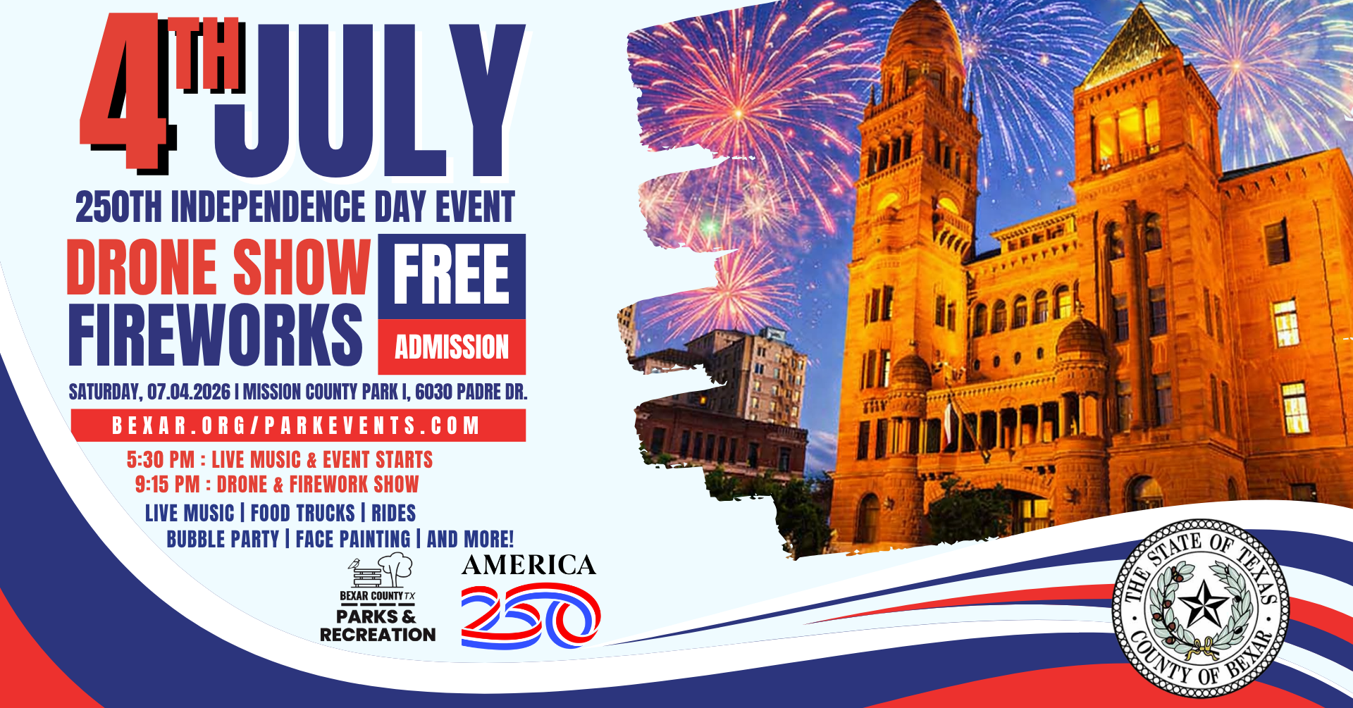 Bexar County’s Hidden Revolutionary History Takes Center Stage as America’s 250th Birthday Celebration Comes to Mission County Park