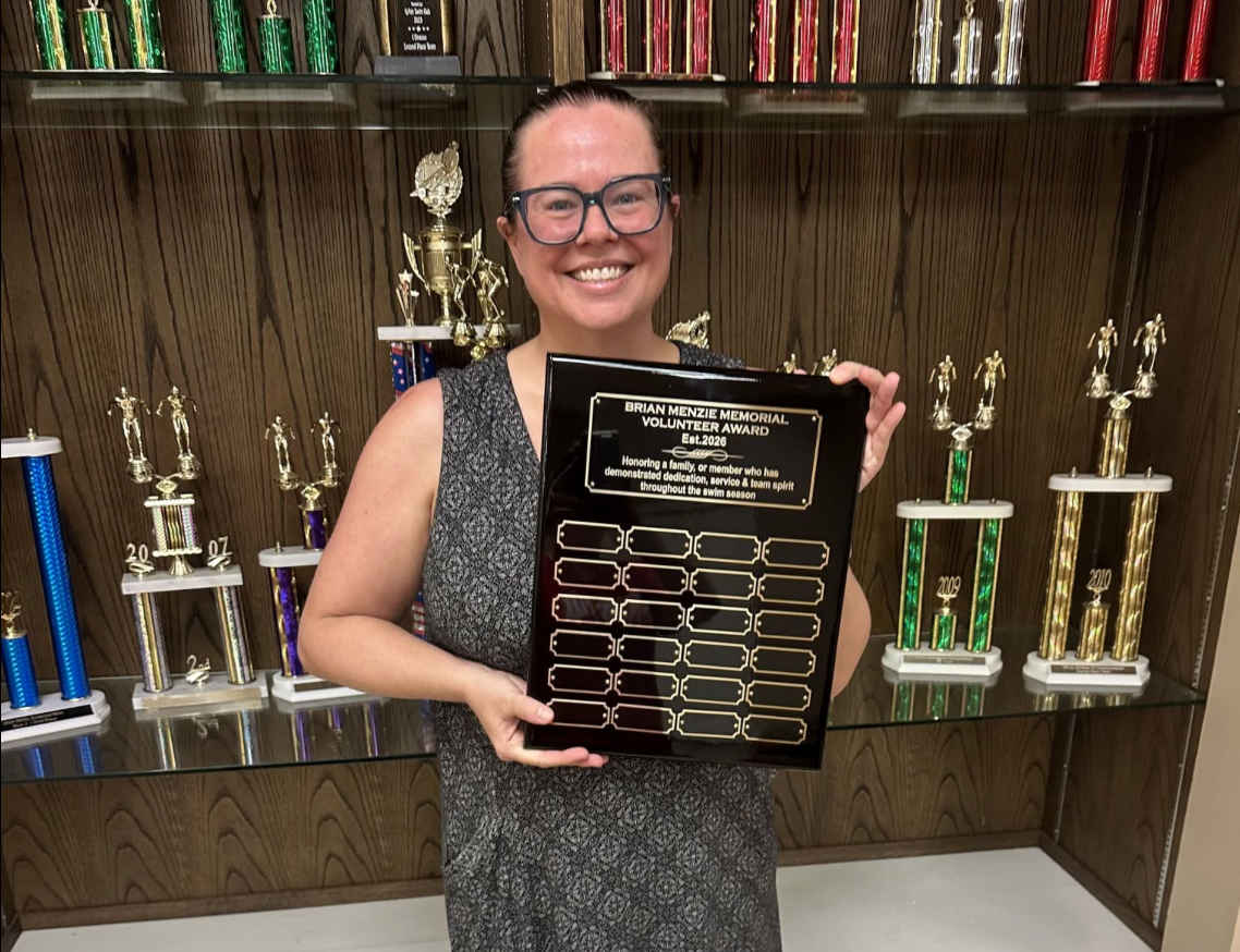 Champions Park Volunteer Megan Senkel Named First Recipient of the Brian Menzie Memorial Award