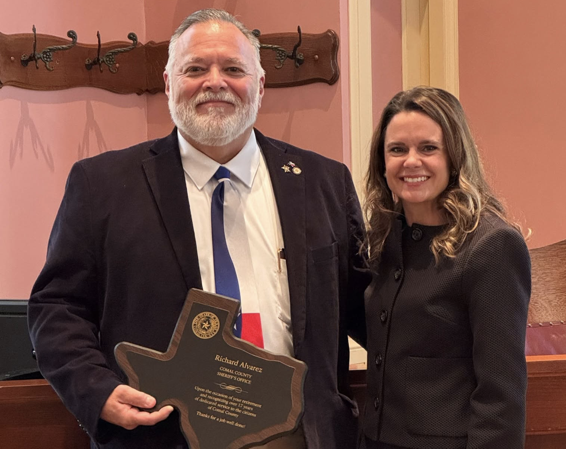 Comal County Honors Deputy Rick Alvarez After 17 Years of Dedicated Service