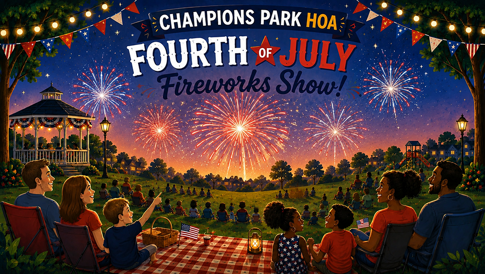 Champions Park HOA Fourth of July Fireworks Show Returns July 4, Inviting Neighbors to Help Keep a Community Tradition Alive