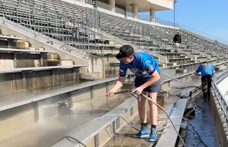 Meet the Katy Family Behind the Business That Cleaned Katy ISD Stadiums for Graduation, Supports Neighbors, and Pays It Forward