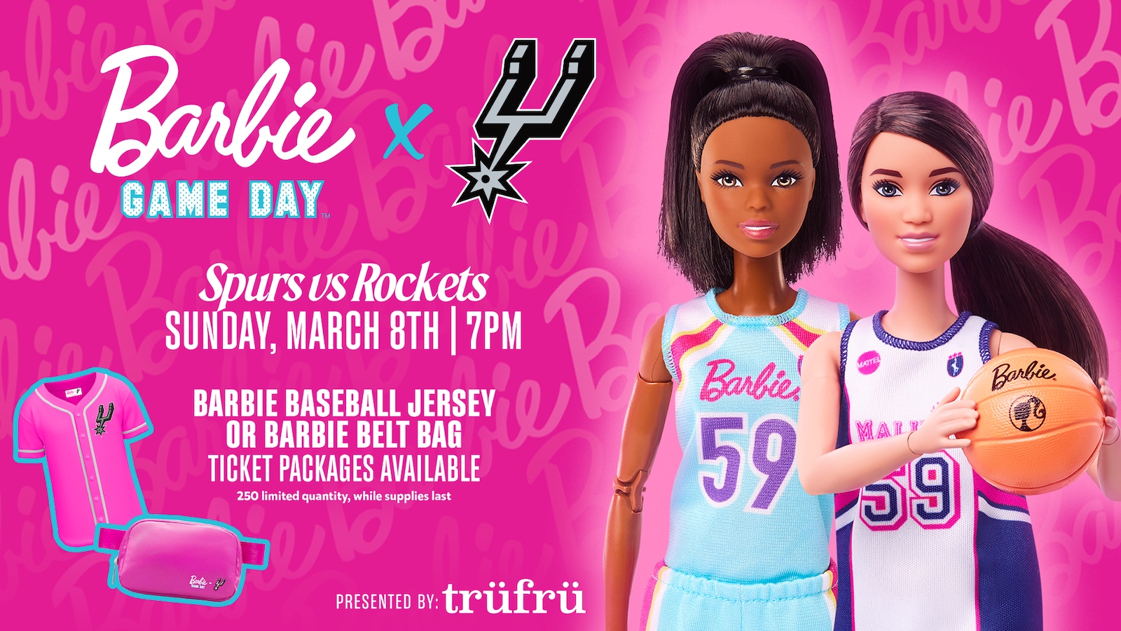 San Antonio Spurs Announce $40,000 Donation and Barbie Game Day Celebration for Women’s History Month
