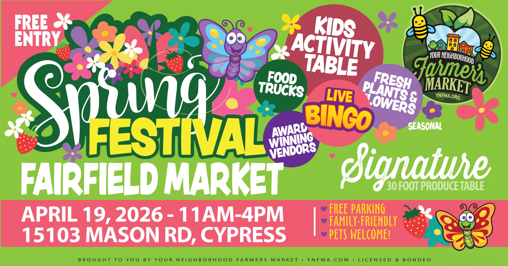 Fairfield Spring Festival Farmers Market Returns April 19: What Inwood Park Residents Need to Know About This Community-Wide Event