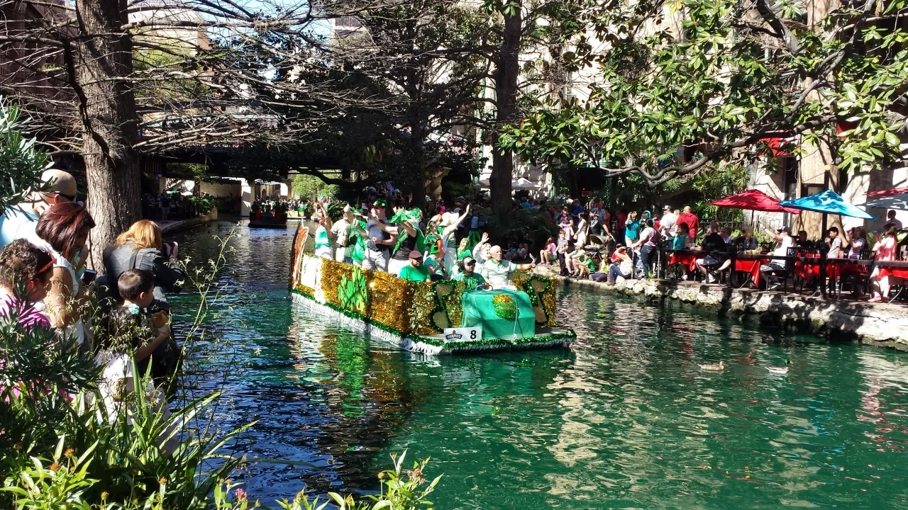 San Antonio River Walk to Turn Green for 2026 St. Patrick’s River Parades and Festivities