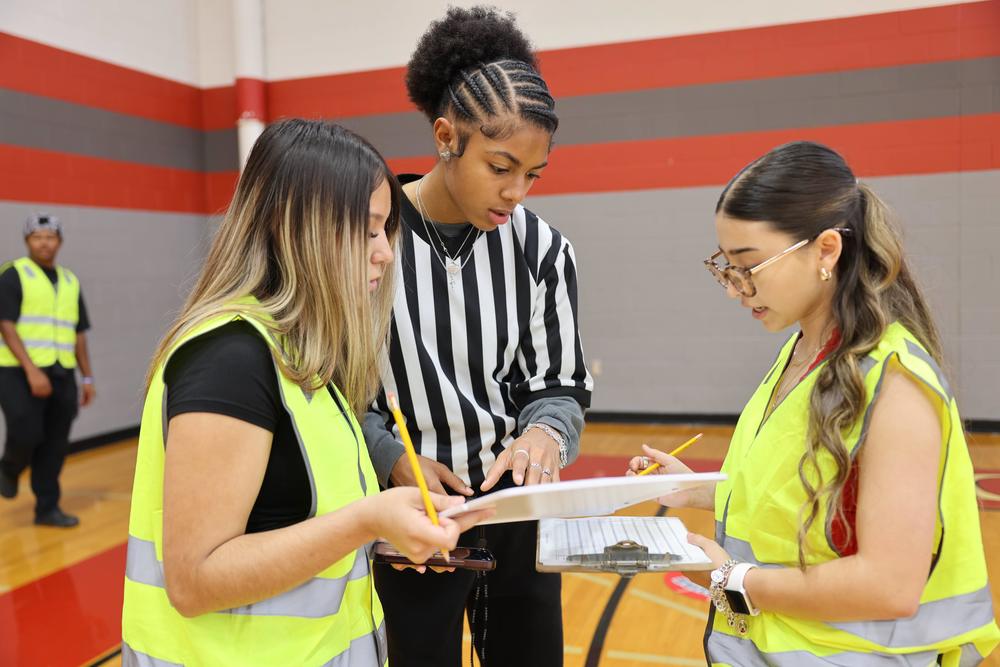Judson High School Business and Marketing Students Gain Real-World Experience Running NBA 2 Ball Event in Judson ISD