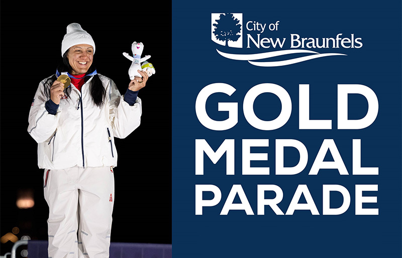 New Braunfels to Celebrate Olympic Gold Medalist Elana Meyers Taylor with Downtown Gold Medal Parade March 14