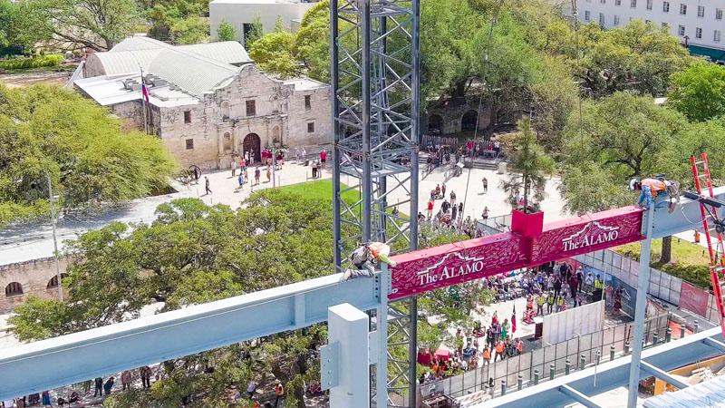 Final Beam Signals Major Progress on New Alamo Visitor Center and Museum in San Antonio