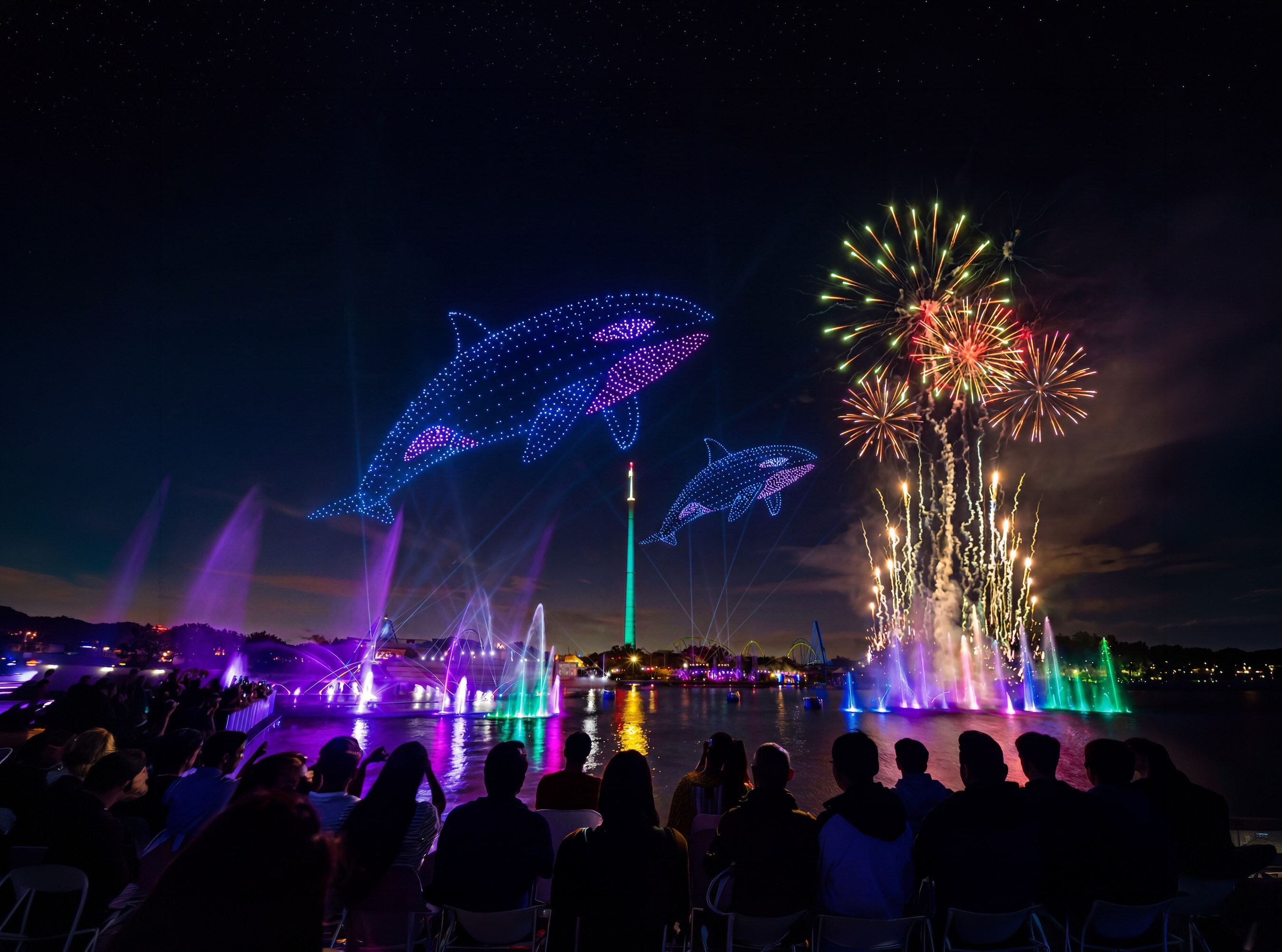 SeaWorld San Antonio Launches Massive Summer Entertainment Expansion With First-Ever Drone Show, New Nighttime Spectaculars and Family Attractions
