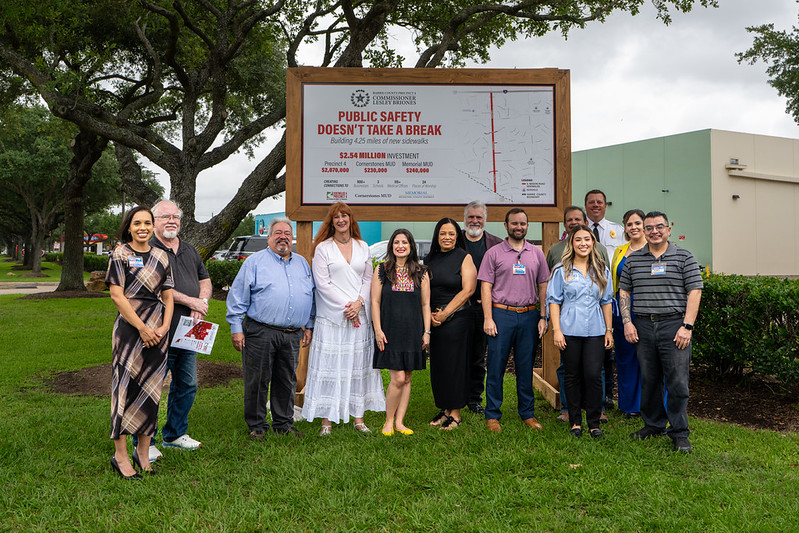 Harris County Precinct 4 Expands Sidewalk Safety Initiative in Katy Ahead of New School Year