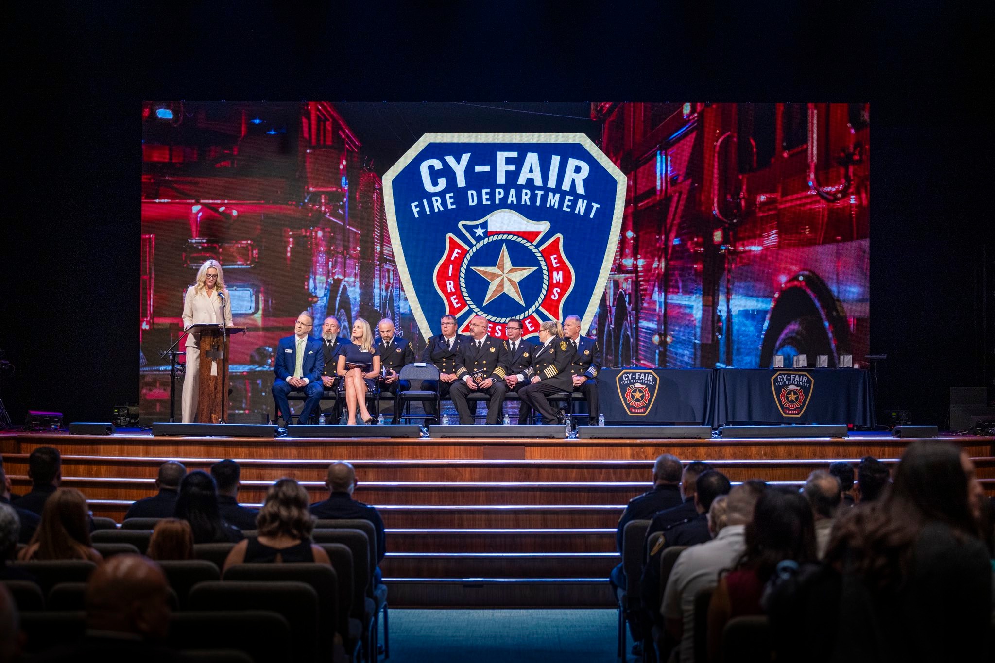 Cy-Fair Fire Department Honors More Than 70 First Responders During 2026 Badge Pinning and Promotional Ceremony in Cypress