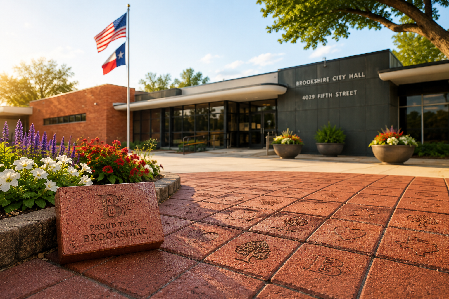Brookshire Commemorative Brick Campaign Gives Residents a Lasting Place in City History at City Hall