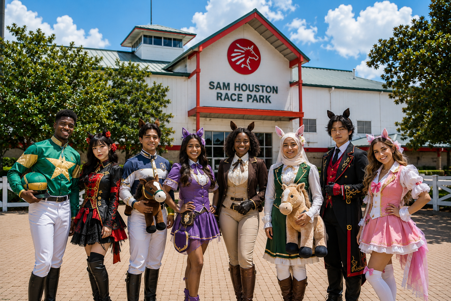 Character Derby at the Races Brings Cosplay, Live Horse Racing and Family Fun to Sam Houston Race Park This Memorial Day Weekend