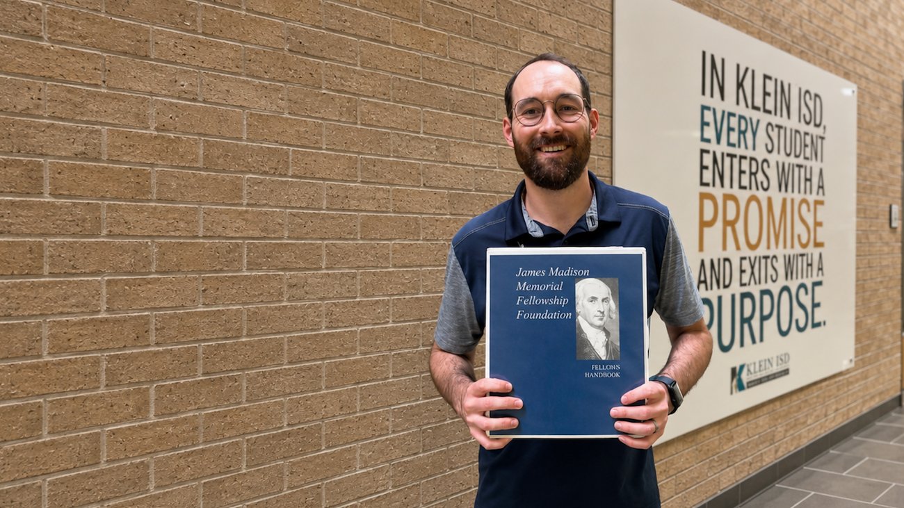 Klein Oak High School Educator Named Texas’ 2026 James Madison Fellow