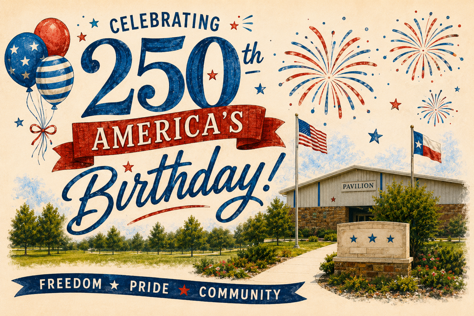 Magnolia to Celebrate America’s 250th Birthday With Community Fireworks Event at Unity Park