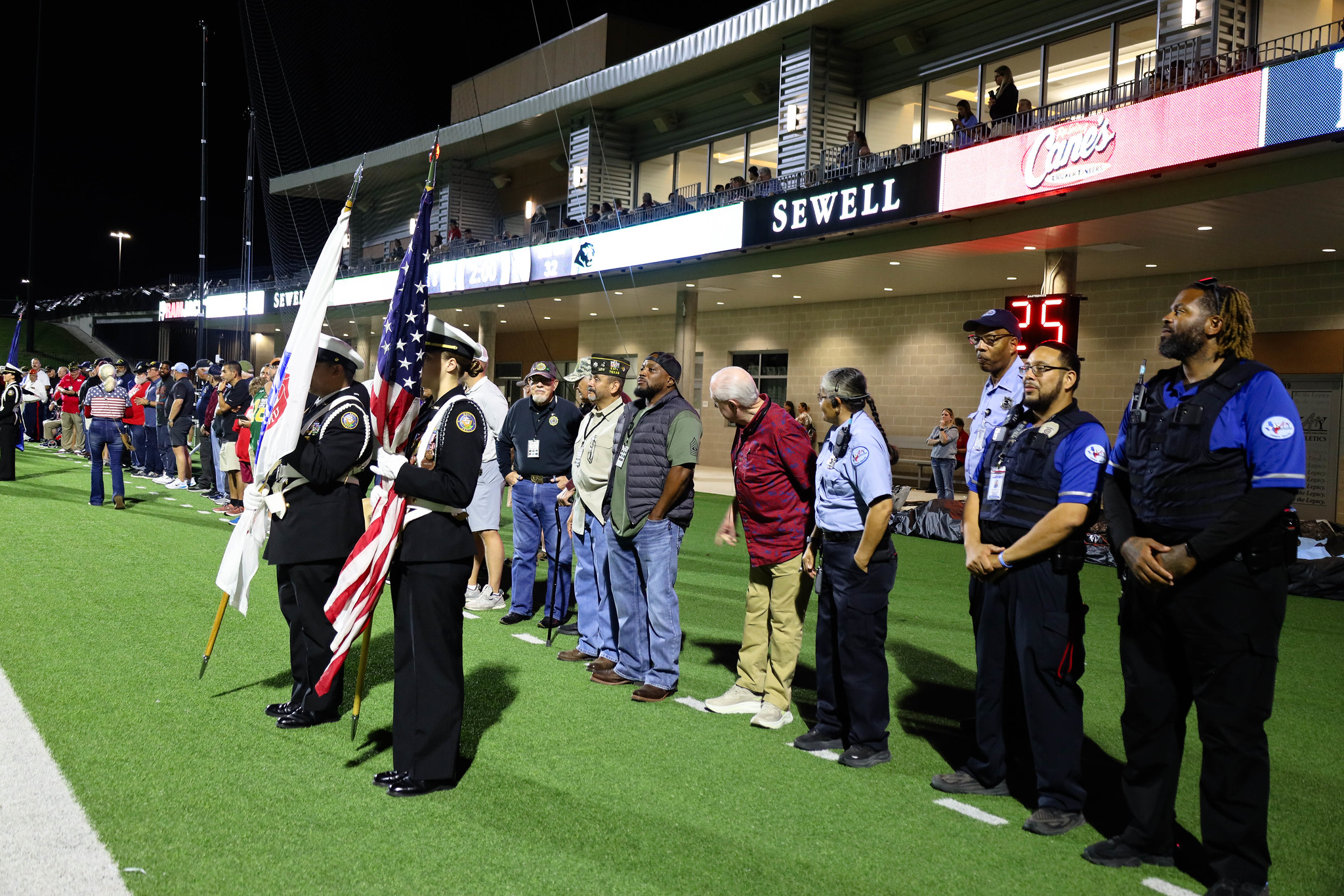 A Salute in the Spotlight: Katy ISD Honors Veterans at Legacy Stadium