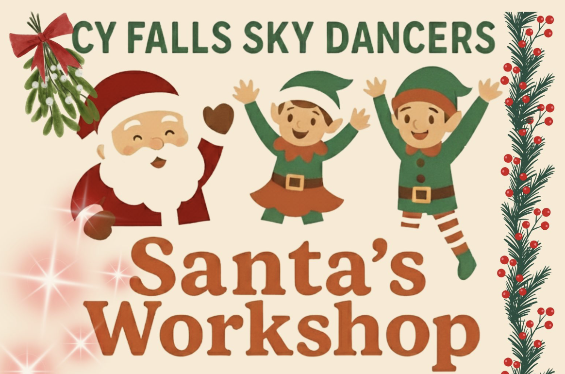 Santa’s Workshop Dance Clinic Returns to Cy-Falls for a Morning of Holiday Fun and Cheer
