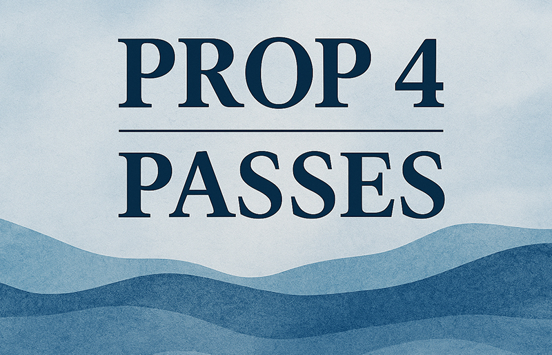 Proposition 4 Passes: What It Means for Water Infrastructure in Vcl Lakeside and Across Texas
