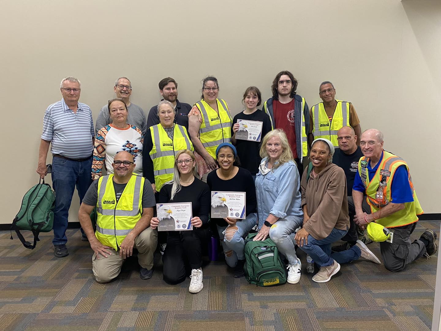Cy-Fair CERT Class 40 Completes Disaster Preparedness Course