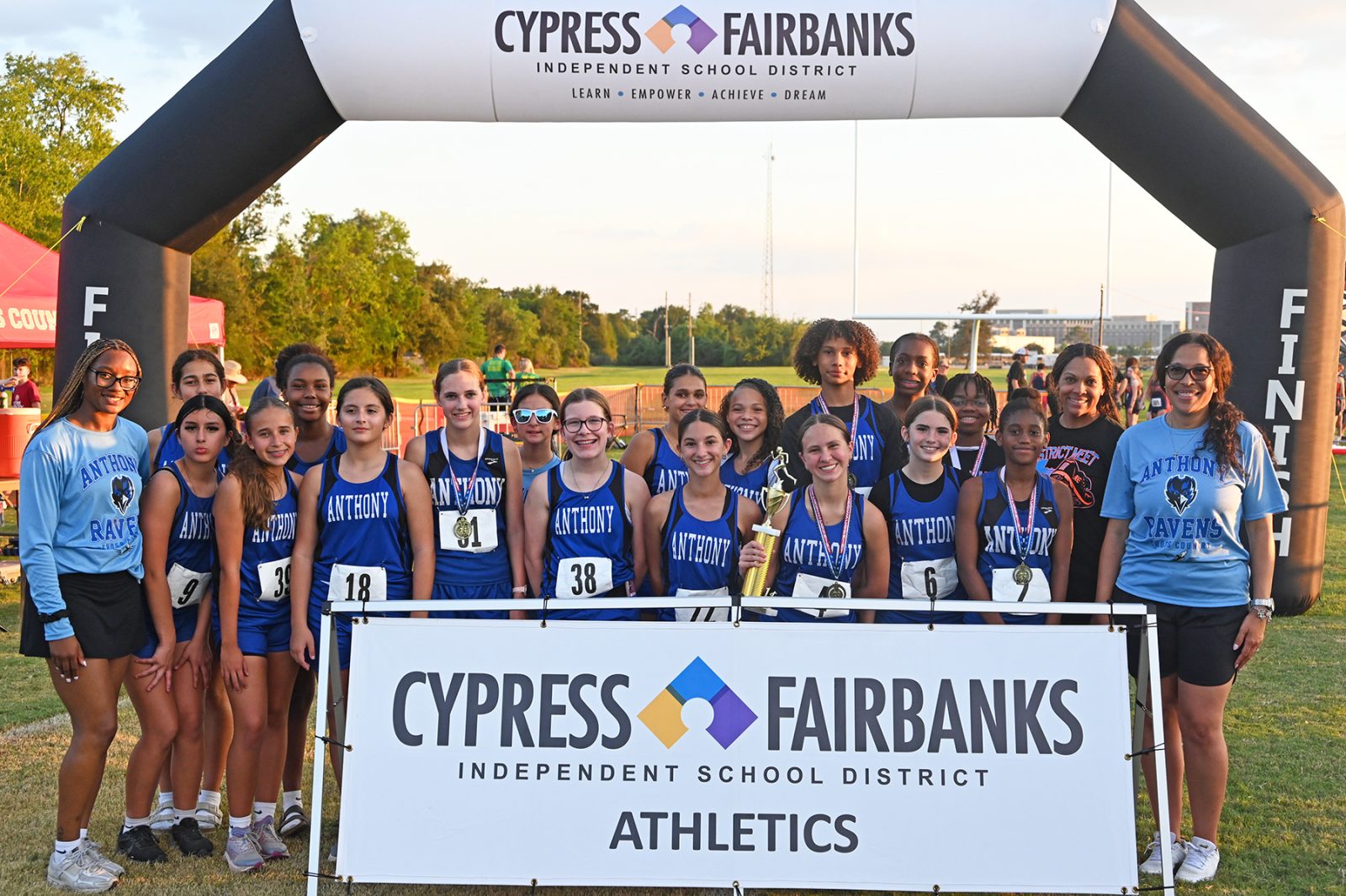 CFISD Cross Country Championships: Anthony, Smith and Sprague Middle Schools Claim District Titles in Cypress
