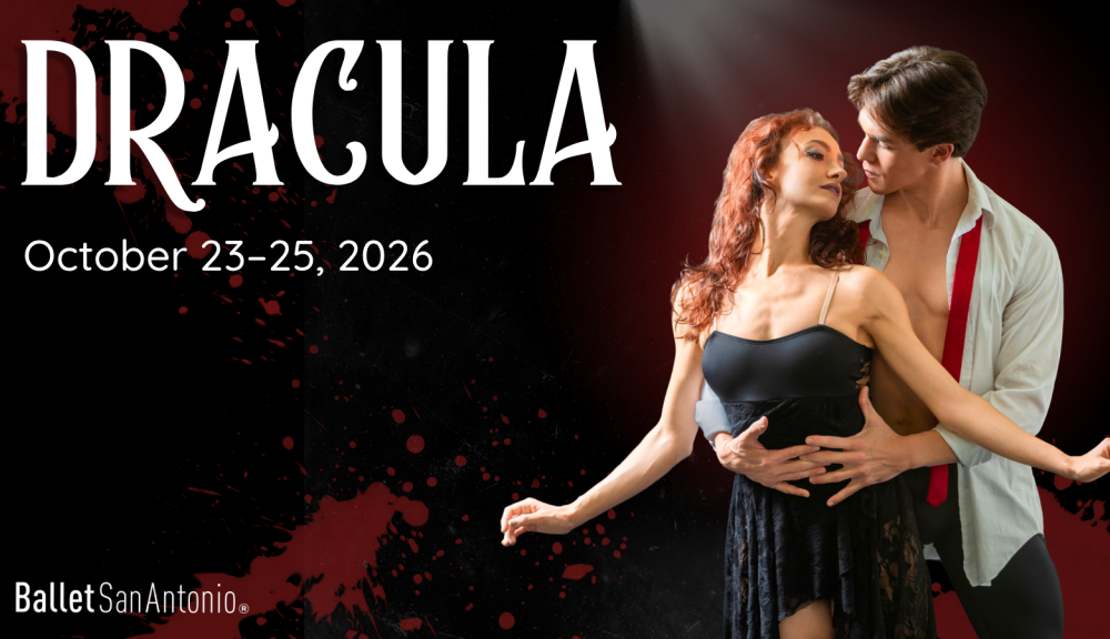 Ballet San Antonio Brings Dracula to the Tobin Center October 23-25 for a Haunting Halloween Weekend Performance