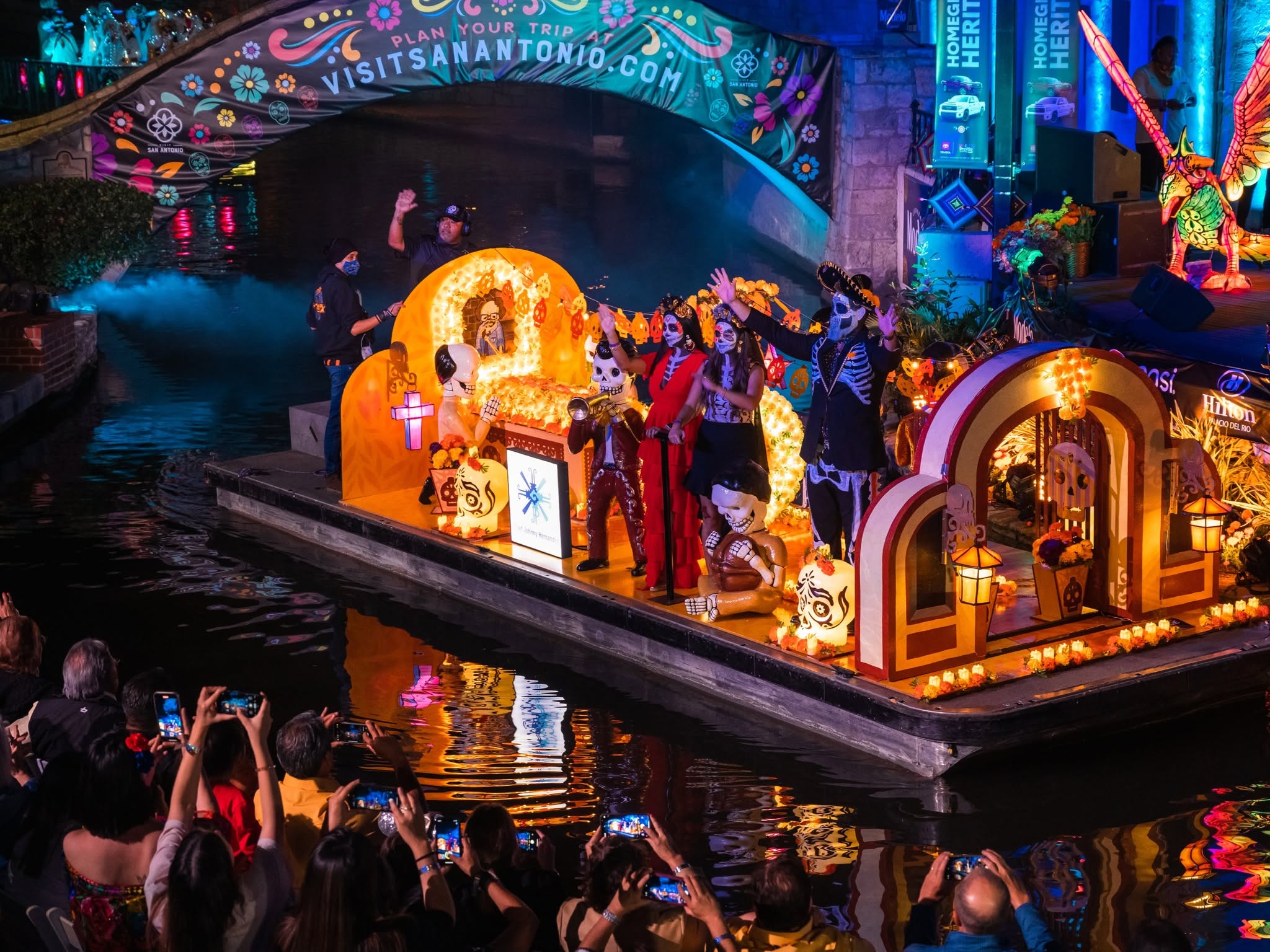 San Antonio Day of the Dead River Parade Returns October 23 With Illuminated Floats, Cultural Traditions and Free Viewing Along the River Walk