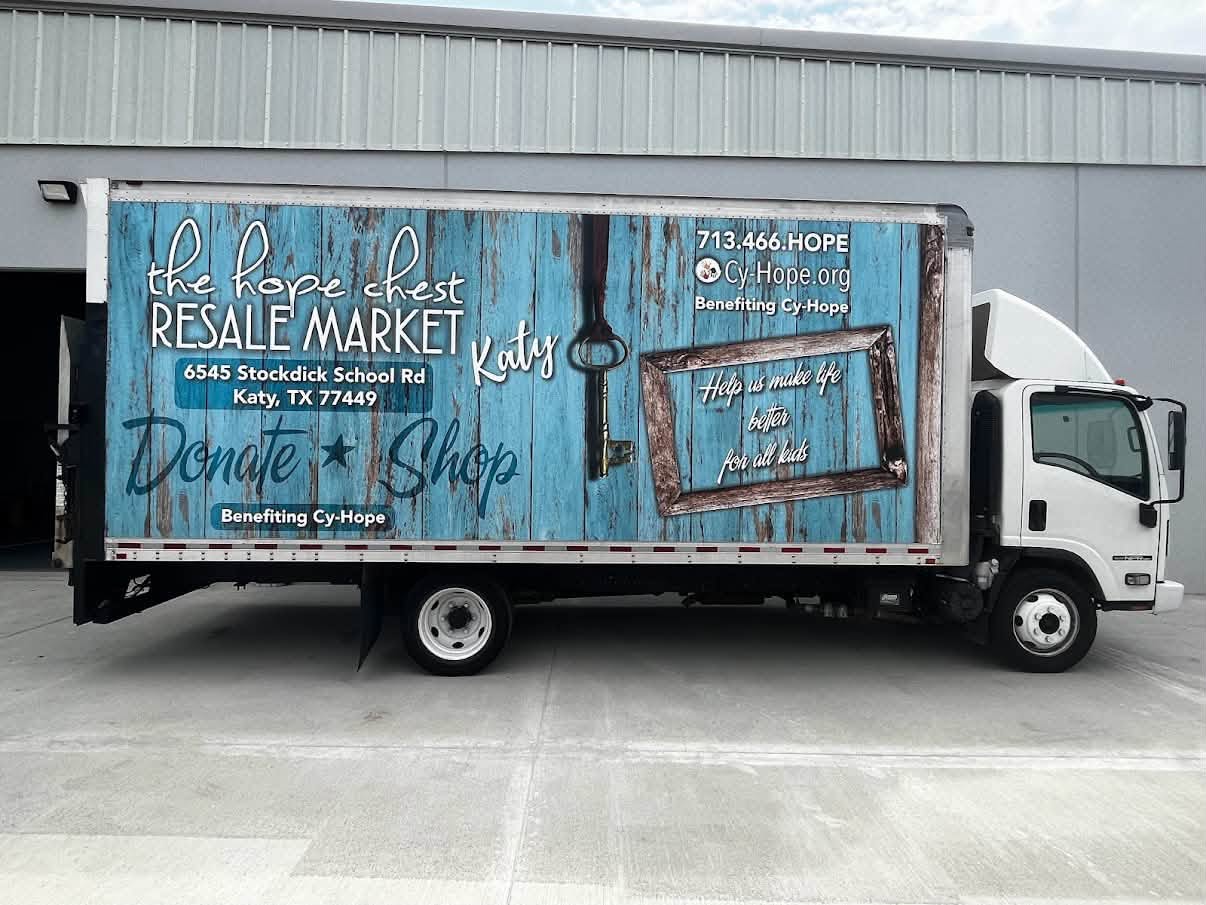 Cy-Hope Seeks Community's Help After Hope Chest Resale Market Box Truck Stolen in Katy