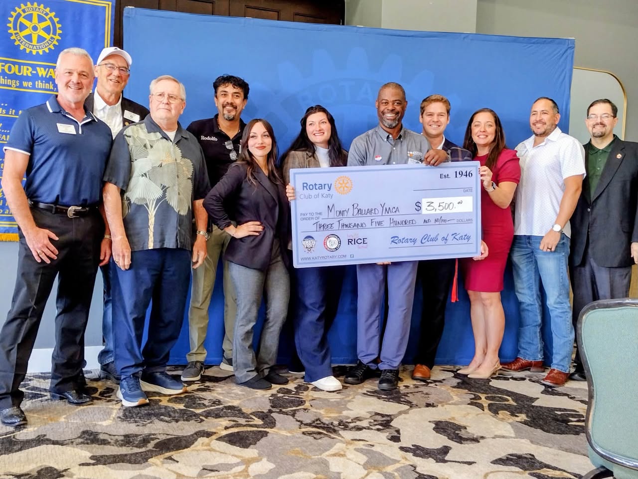 Rotary Club of Katy Awards $60,000 to 21 Local Charities Through Wild West Brewfest and Katy Rice Harvest Festival Proceeds