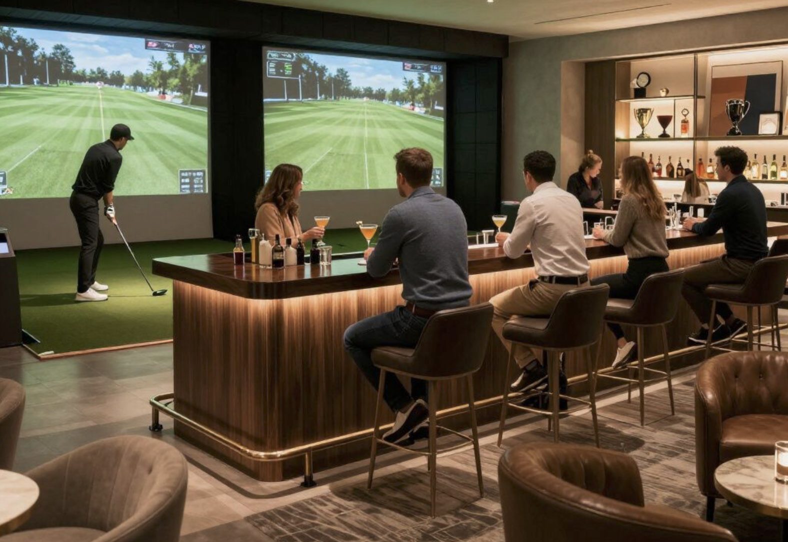 Another Round Golf Lounge Coming to Katy in December, Bringing Indoor Golf Simulators, Leagues and a Neighborhood Hangout to Kingsland Boulevard