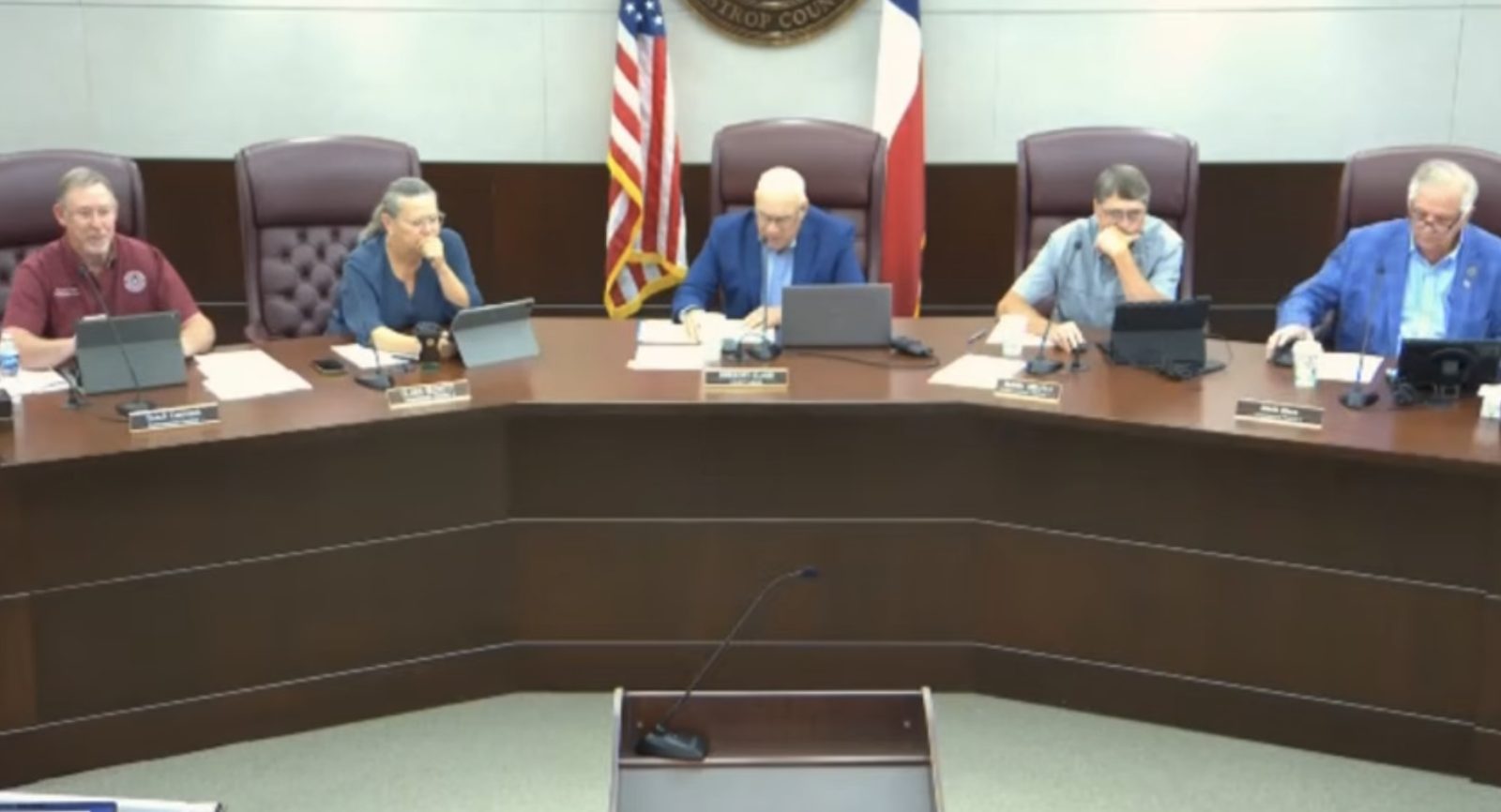 Bastrop County Commissioners Address Property Taxes, Data Center Concerns, Burn Ban and Public Health Clinic