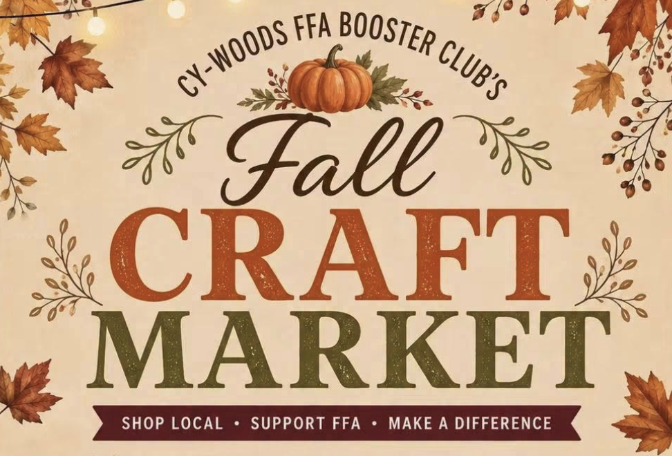 Cypress Woods FFA Fall Craft Market Returns October 24-25 With Local Vendors, Food Trucks and Family Activities in Cypress