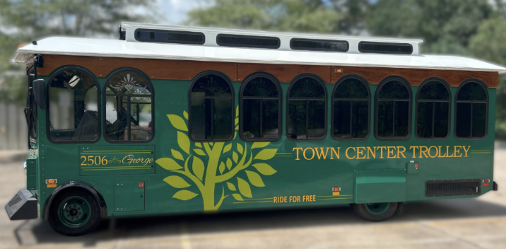 The Woodlands to Unveil Six New Town Center Trolleys November 7, Complete With Community-Chosen Names