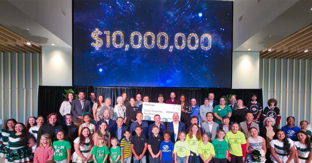Samsung Announces $22.84 Million Investment in Central Texas, Bringing New Opportunities to Taylor, Manor Students and Families