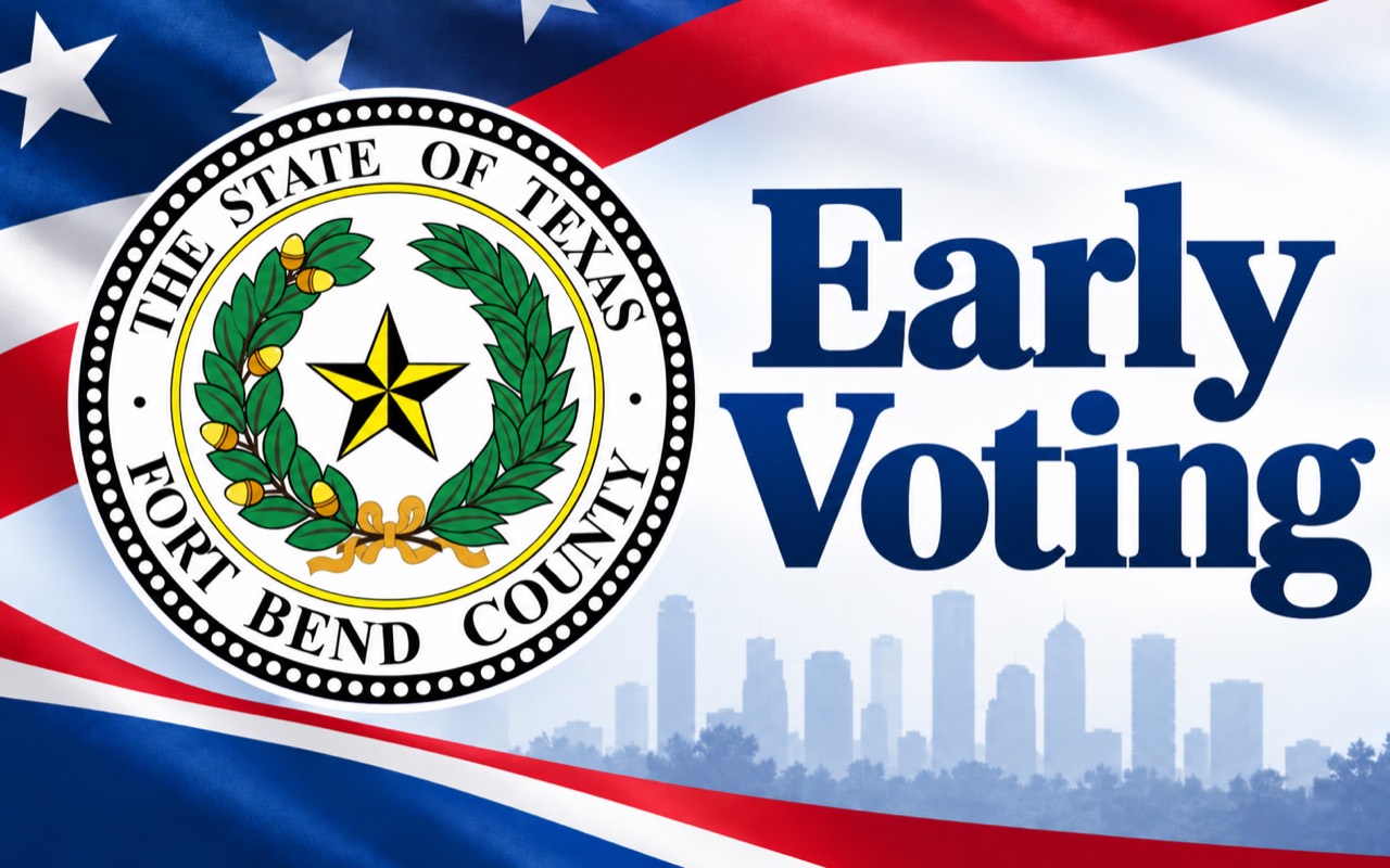 Fulshear Voters Can Cast Ballots Early at Three Nearby Fort Bend County Locations Oct. 19-30