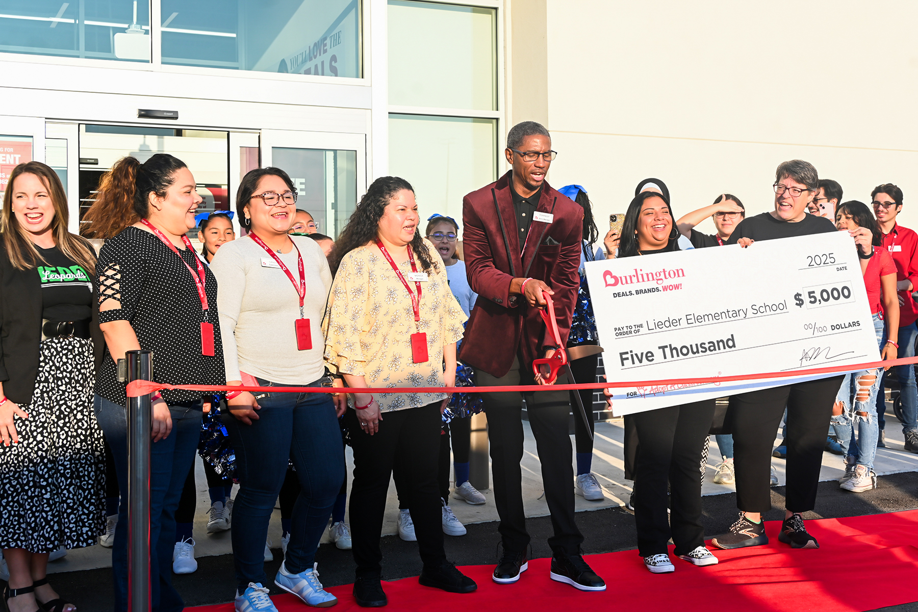 Burlington Now Open in Bear Creek with Grand Opening Celebration and Generous Donation to Lieder Elementary