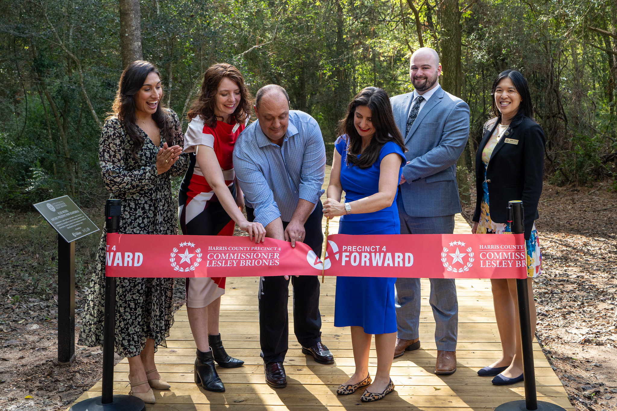 New Boardwalk and Mural Unveiled at Kleb Woods Nature Preserve Following Public-Private Collaboration