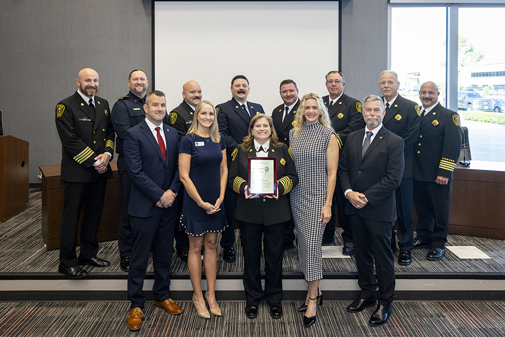 Cy-Fair Fire Department Honored with National Seal of Excellence for Firefighter Safety Leadership