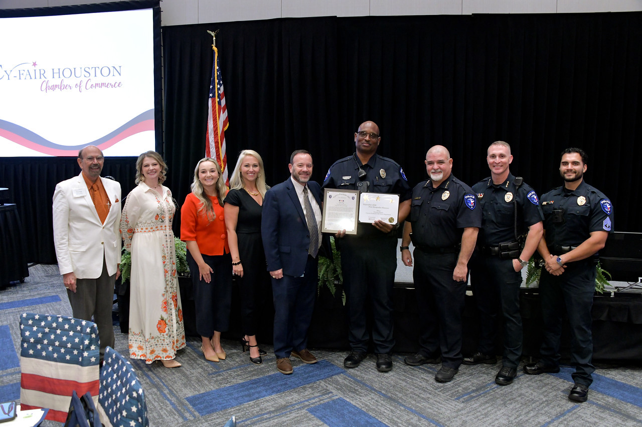 Cy-Fair ISD Deputy Terrence Brooks Honored After Quick Action Saves Choking Student