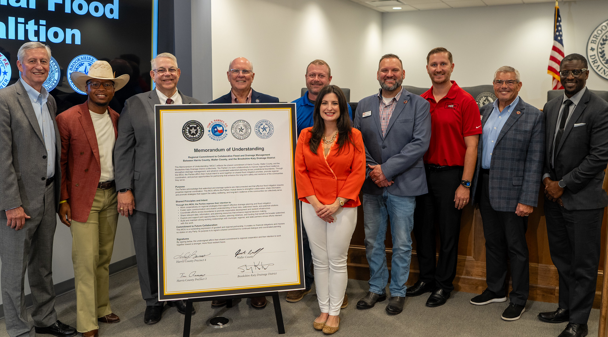 Harris and Waller Counties Launch Regional Coalition to Coordinate Flood Protection Across County Lines