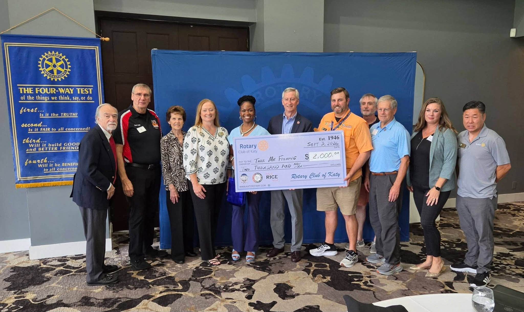 Rotary Club of Katy Awards $32,000 to Local Programs as Community Fundraisers Keep Giving Back