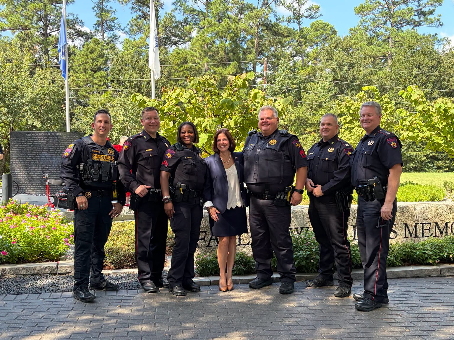 North Forest Marks 25 Years Since 9/11 as Deputies Join Cy-Champ Memorial Ceremony