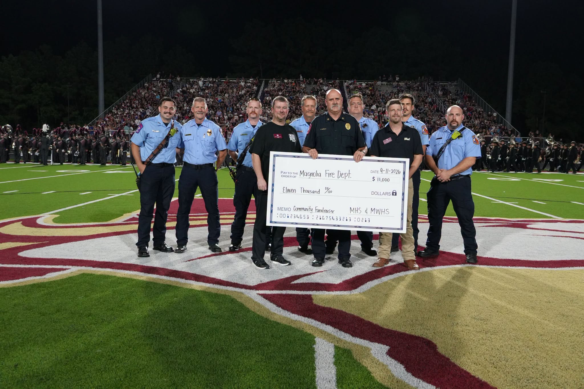 Magnolia Bowl Becomes More Than a Rivalry, Raising $11,000 for Firefighters While Honoring 9/11 and 20 Years of Magnolia West