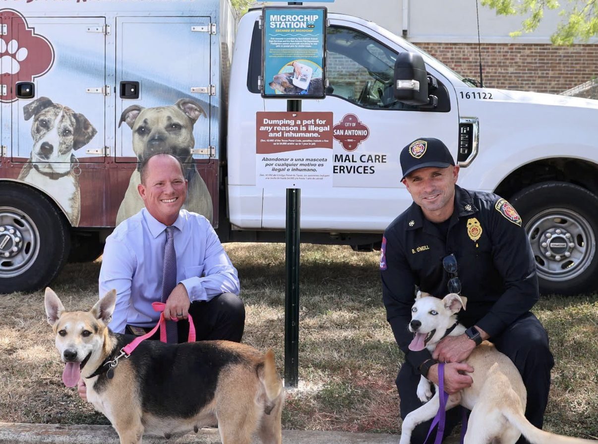 San Antonio Adds Free 24/7 Pet Microchip Scanners at Fire Stations to Help Lost Dogs and Cats Get Home