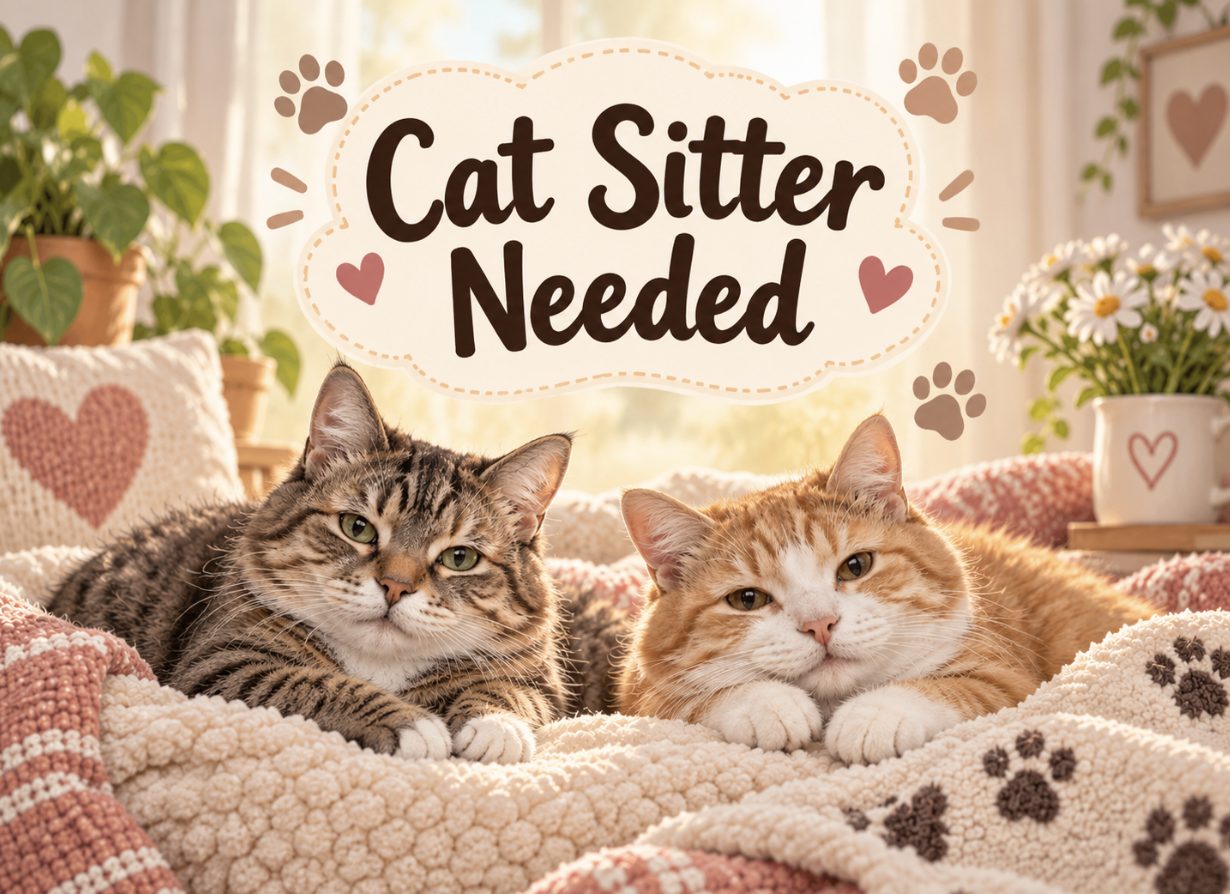 Hearthstone Resident Seeking Experienced Cat Sitter for 20 Days in October