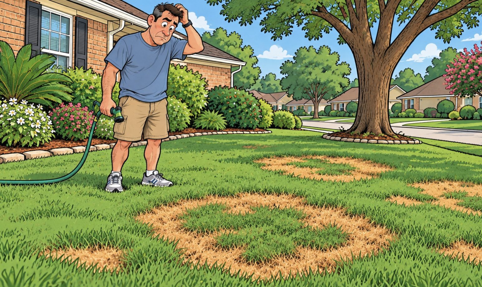 Brown Spots Appearing in Fulshear Lawns? What Homeowners Should Check First