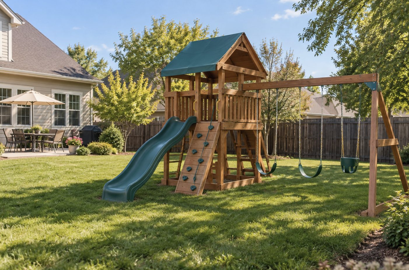 Thinking About a Backyard Playset This Fall? What Anniston Homeowners Should Know First